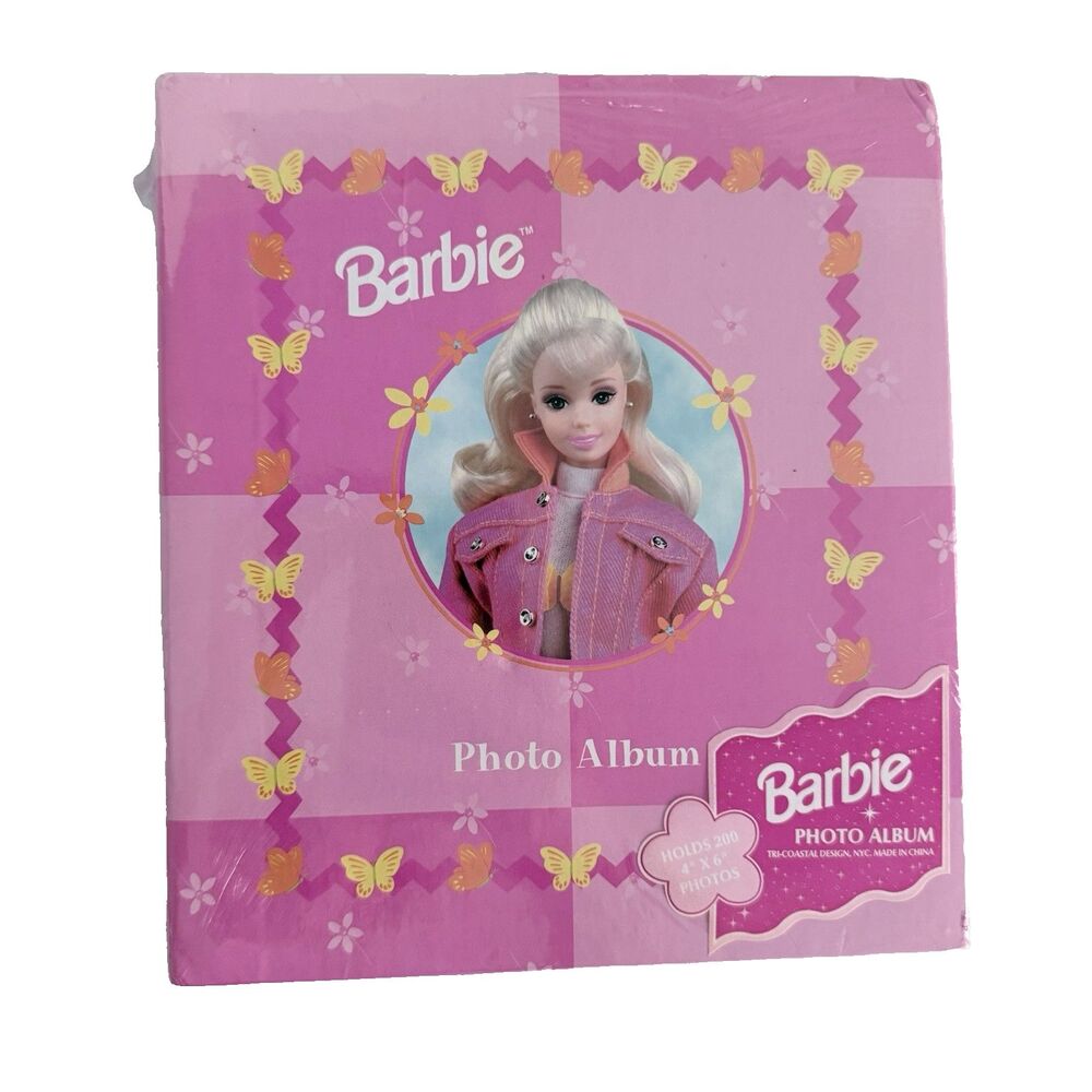 Vtg Barbie Photo Album 1997 Picture Book Mattel 50 Pgs  200 Pictures New READ